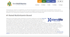 Desktop Screenshot of bestmultivitamins.net